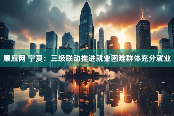 顺应网 宁夏：三级联动推进就业困难群体充分就业