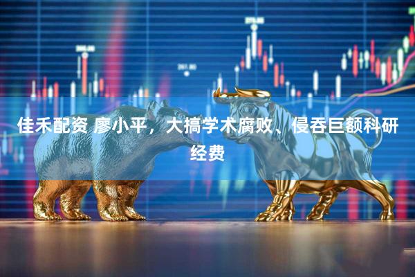 佳禾配资 廖小平，大搞学术腐败、侵吞巨额科研经费